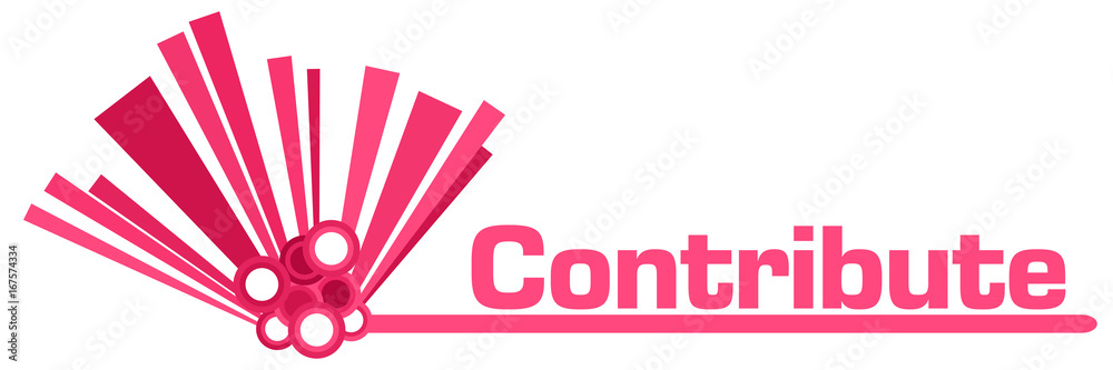 Contribute Pink Graphical Bar 