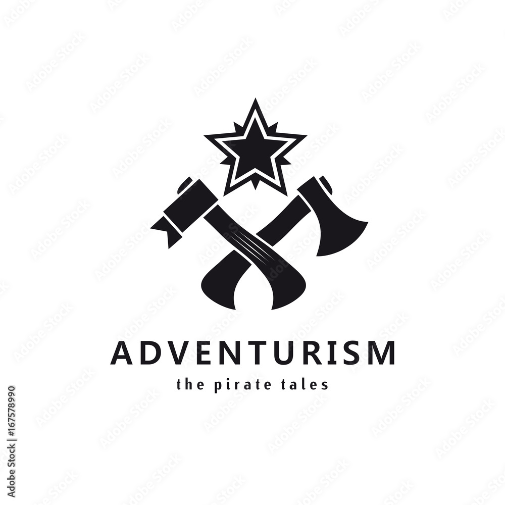 Adventurism. Pirate tales. Logo. Adventurism. Pirate tales. Logo.