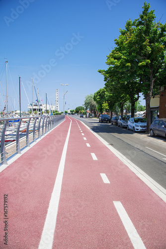 Wallpaper Mural The road along the seafront promenade of Rimini, Italy. Torontodigital.ca