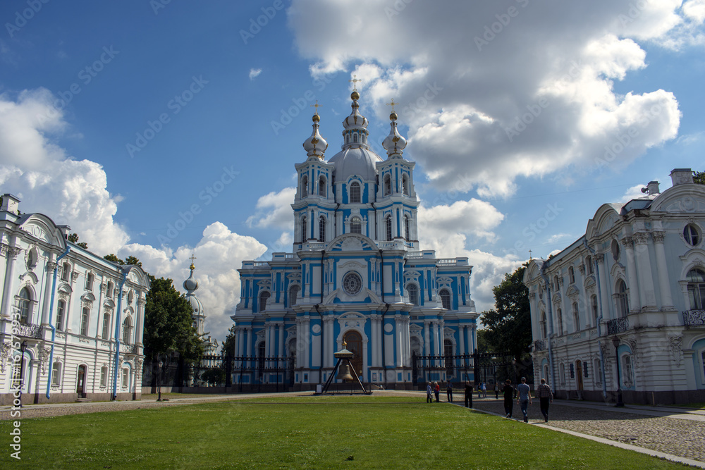 Smolny Cathedral in St. Petersburg.