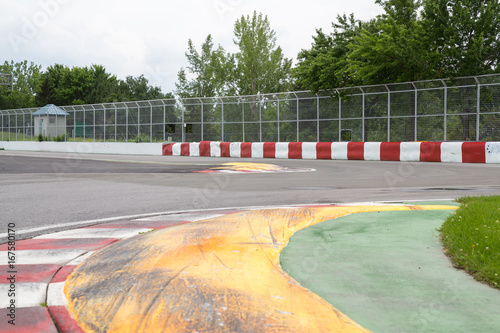 The chicane approaching wall of champions on Circuit Gilles Villeneuve photo