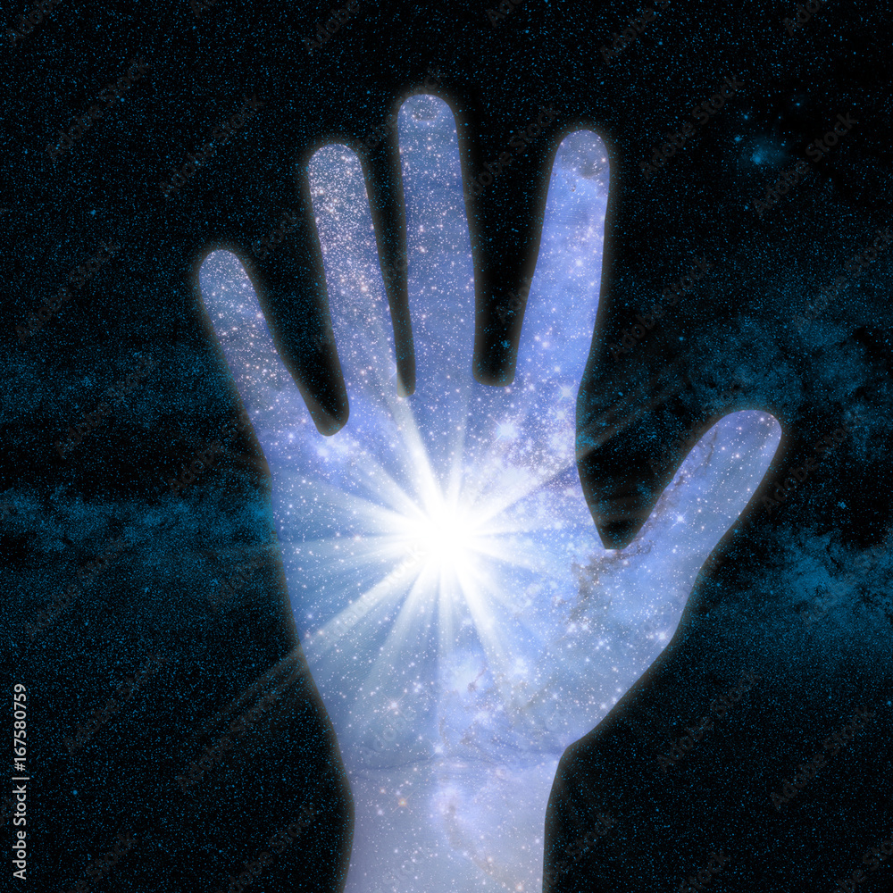 hand and universe hand and universe
