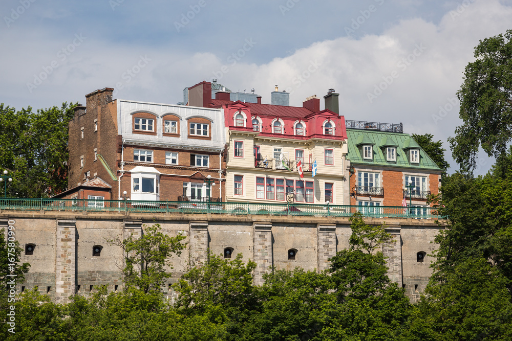 The architecture and skyline of Quebec City
