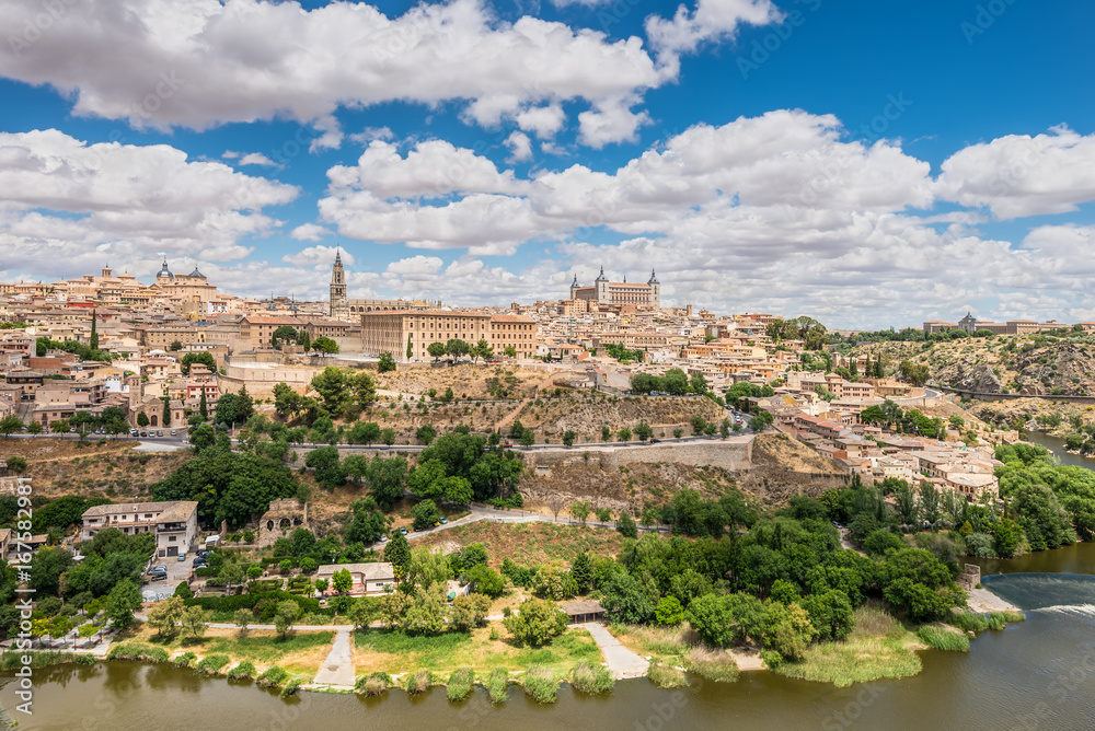 Toledo cityscape, Spain