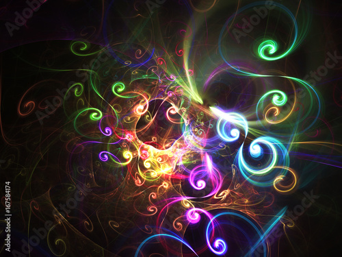Abstract fractal background