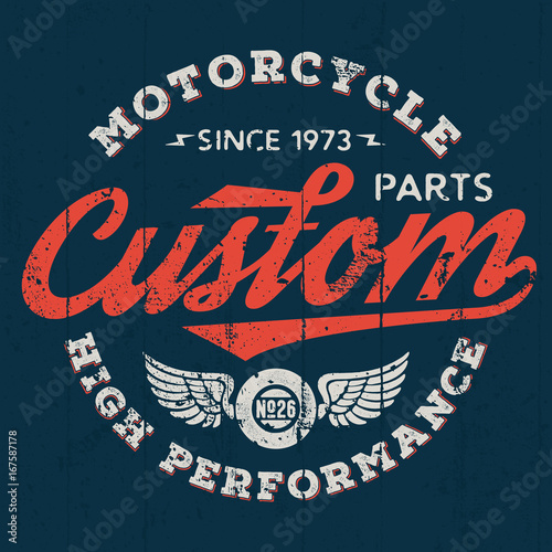 High Performance Custom Parts - Tee Design For Print