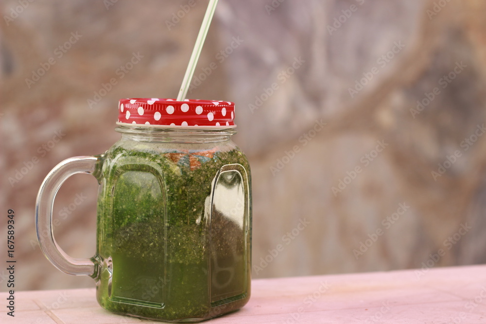 parsley juice in the jar with healthy life parsley juice in the jar with healthy life