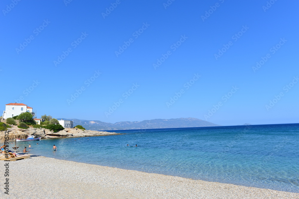 Limnionas Strand in Westsamos 
Ostägäis - Griechenland 
