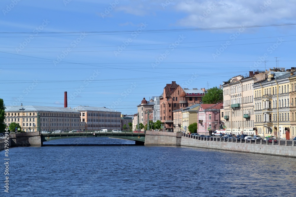 Вид на Измайловский мост (Санкт-Петербург)