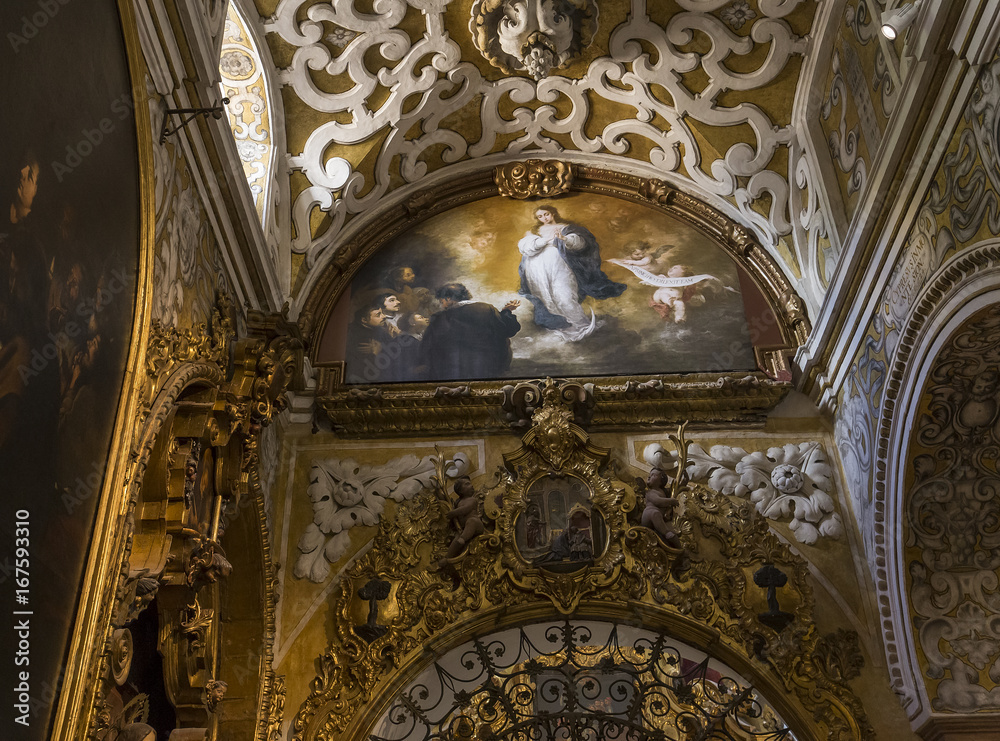 Santa Maria la blanca church, Seville, spain