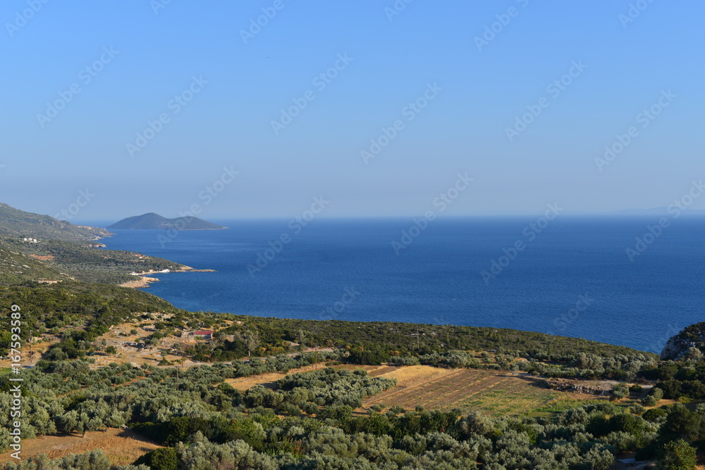 Berglandschaft Insel Samos 

