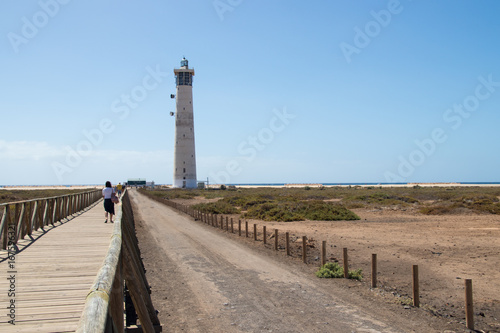 Leuchtturm auf der Insel Fuerteventura
