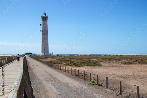 Leuchtturm auf der Insel Fuerteventura