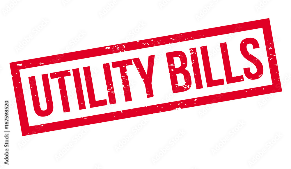 Utility Bills rubber stamp. Grunge design with dust scratches. Effects can be easily removed for a clean, crisp look. Color is easily changed. Utility Bills rubber stamp. Grunge design with dust scratches. Effects can be easily removed for a clean, crisp look. Color is easily changed.