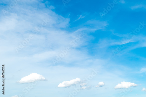 blue sky with cloud. Cloudscape background.