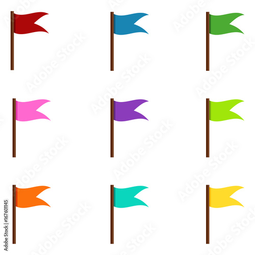 Vector Set of Flags Icons