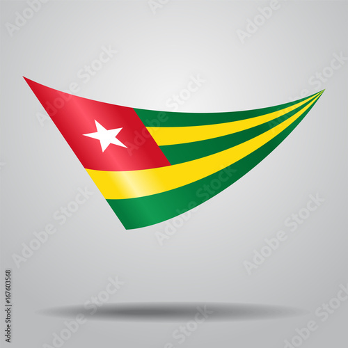 Free Download Togolese flag background. Vector illustration. - GFXLoad