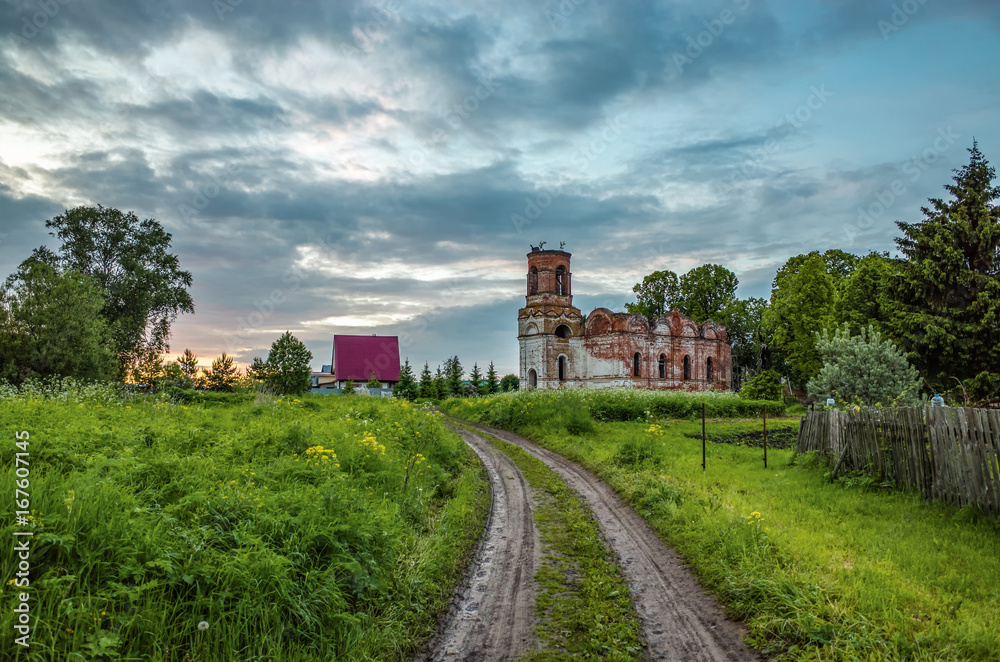 Rural Old Church, Vladimir Region