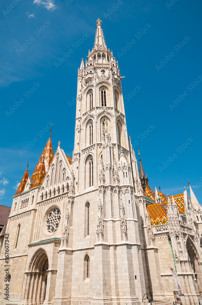 Matthias church at Buda Castle in Budapest, Hungary