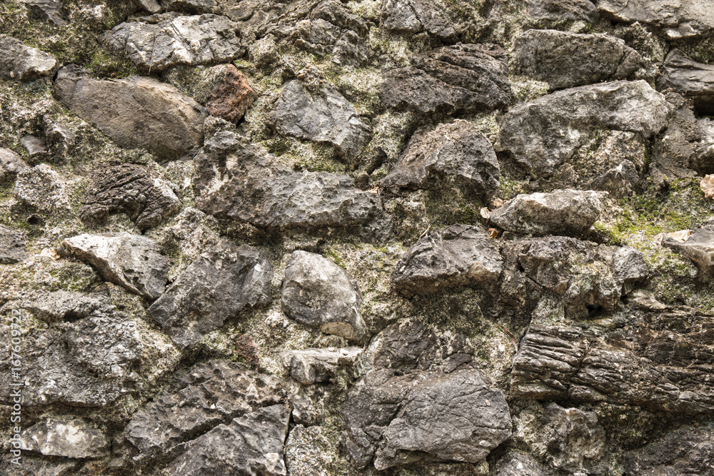 vintage rock wall textured and background