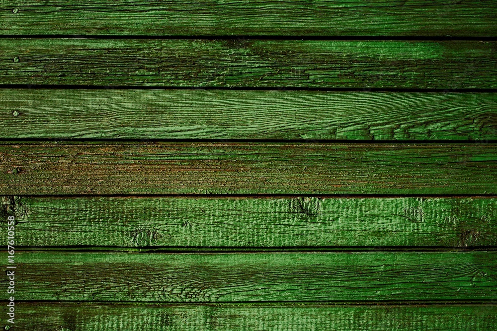 Old green wood