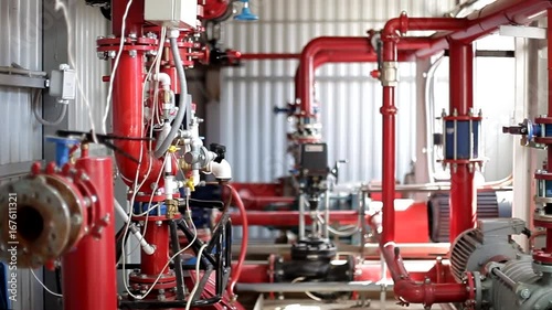 Central system for fire hydrant stations.