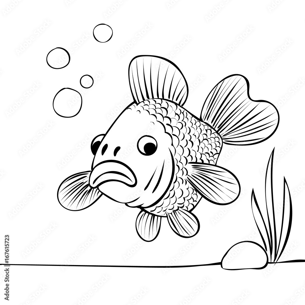Cute Fish Sketch Doodle Illustration Vector Art Royalty Free SVG, Cliparts,  Vectors, and Stock Illustration. Image 19053806.