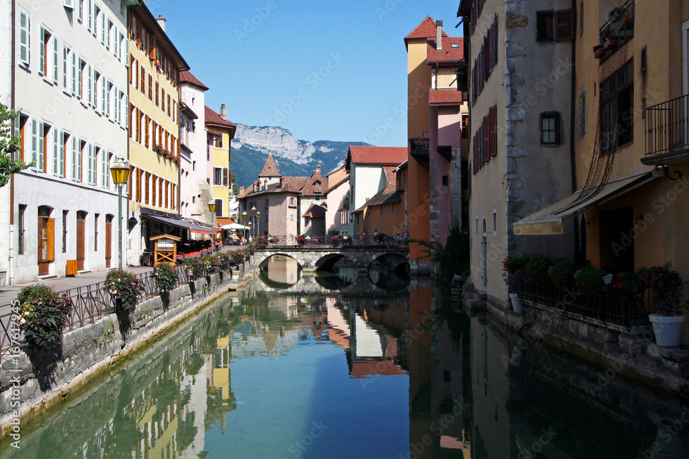 Annecy : canal du Thiou
