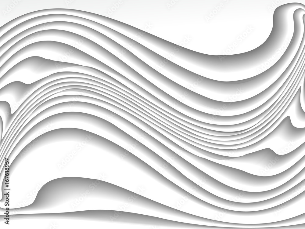 Obraz premium White curve line vector background,vector Illustration.4:3 format