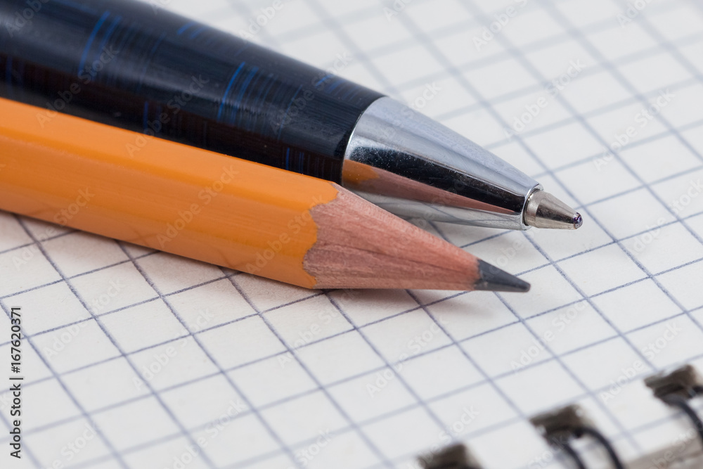 notebook with pen and pencil, business man items notebook with pen and pencil, business man items