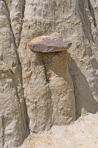 Caprock on Eroding Mudstone © wildnerdpix
