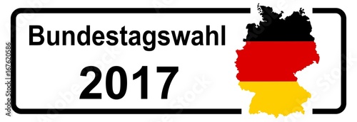 Bundestagswahl 2017 - Stempel