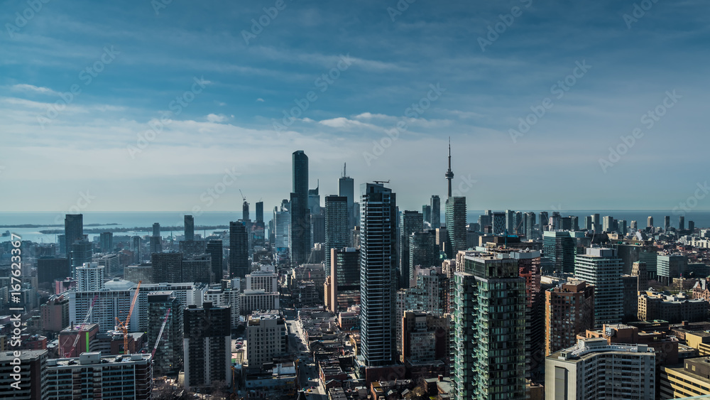 Toronto City Skyline South View
