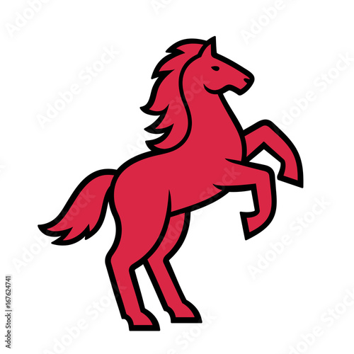 Wild horse illustration