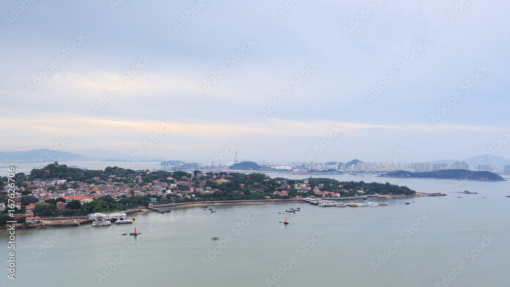 Xiamen Gulangyu Island Panoramic View Of The Island