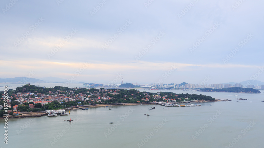 Xiamen Gulangyu Island Panoramic View Of The Island Xiamen Gulangyu Island Panoramic View Of The Island