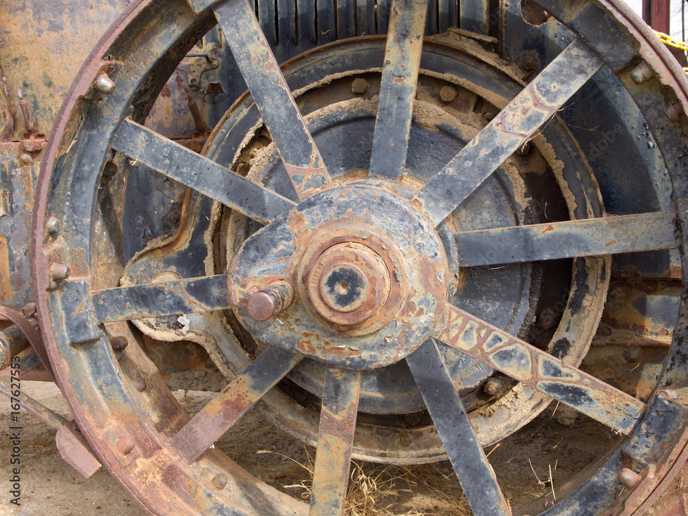 Old railroad memorabilia, Perris, California