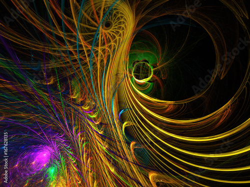 Abstract fractal background