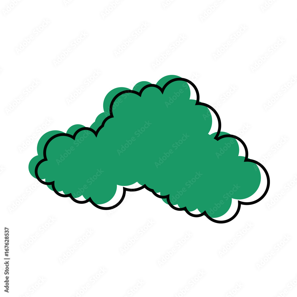 Cloud weather symbol
