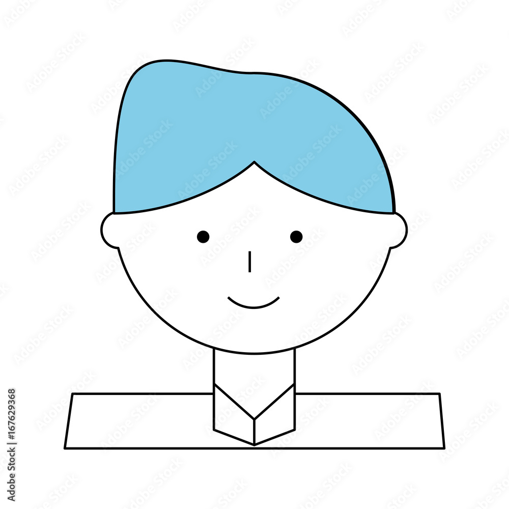 Man cartoon profile