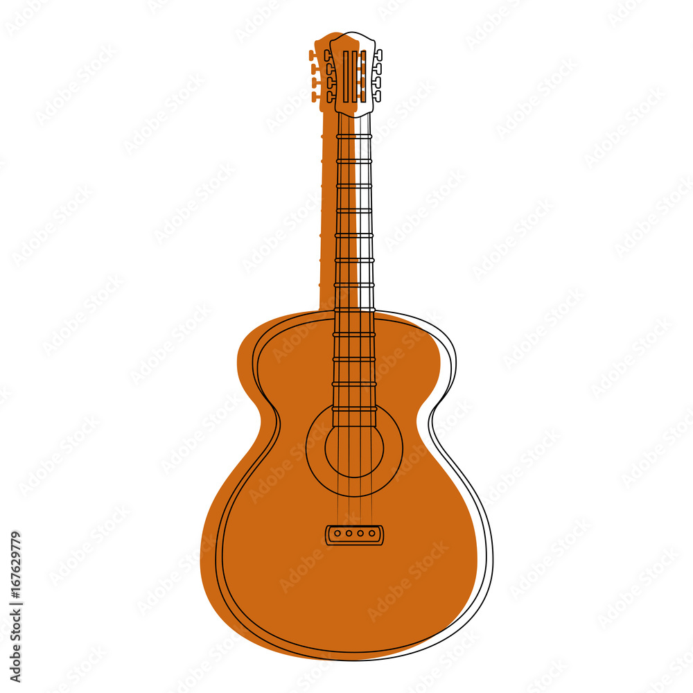 Obraz premium guitar instrument icon