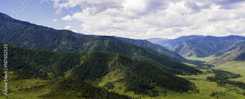 Panorama of the Altai Mountains © faustasyan