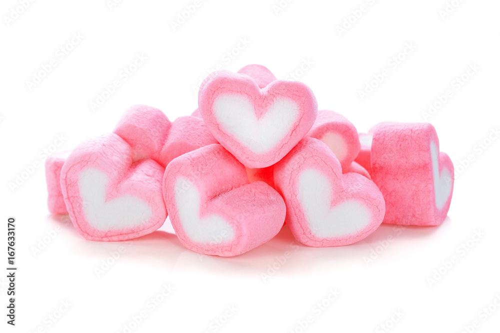 marshmallows candy isolated on white background marshmallows candy isolated on white background