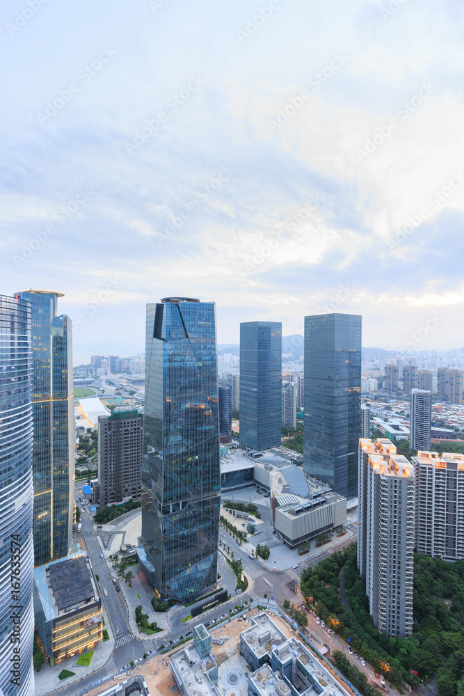 Fototapeta premium Xiamen Strait International Community, China Aviation Zijin Square