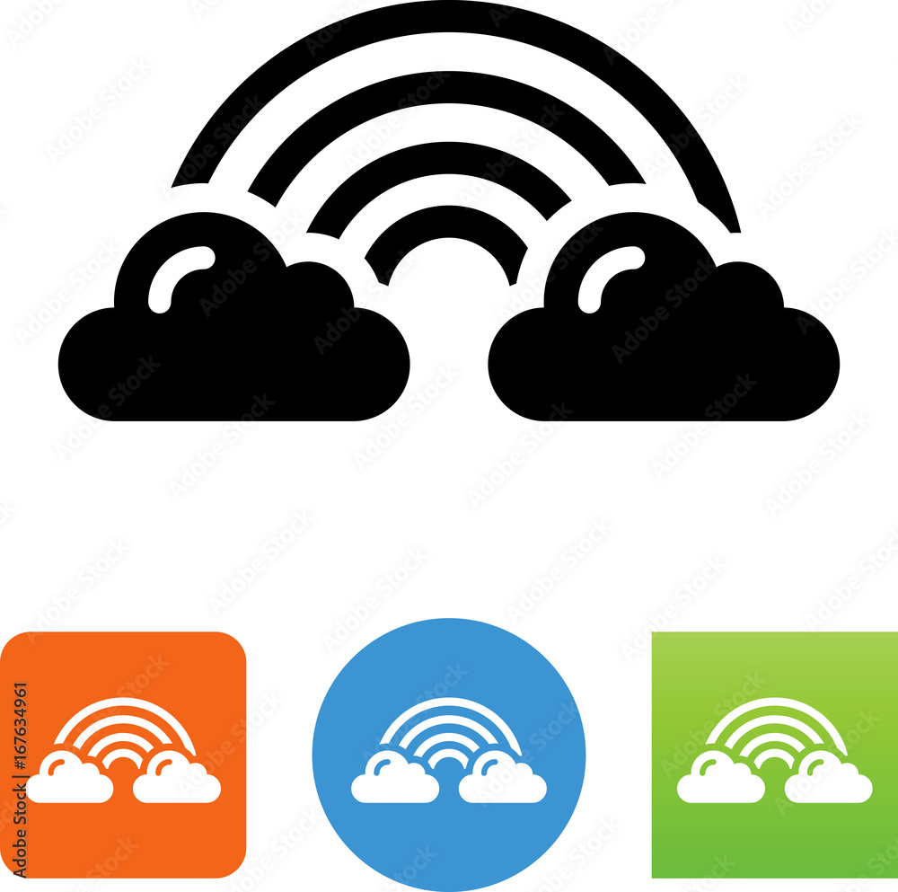 Rainbow Icon - Illustration