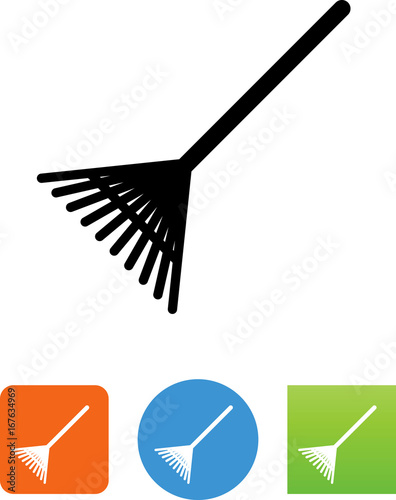Rake Icon - Illustration