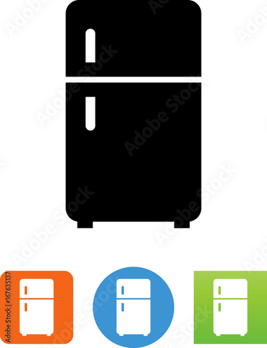 Refrigerator Icon - Illustration
