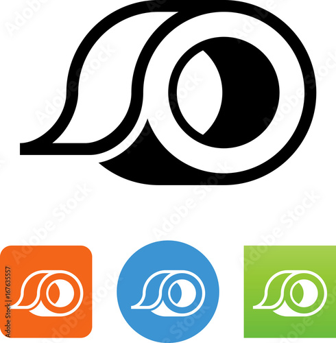Roll Of Tape Icon - Illustration