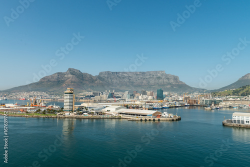 Cape Town Harbor (aerial view)