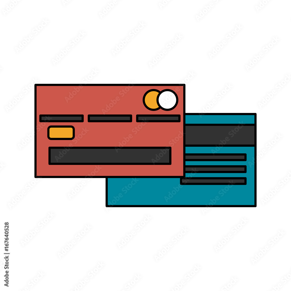 credit or debit card icon image vector illustration design credit or debit card icon image vector illustration design